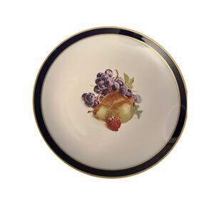 Vintage Bavaria Schumann Arzberg Germany Fruit Dessert Serving Bountiful Plate